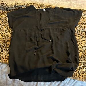 Merona Black Women's Swim Coverup